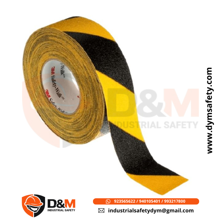 Cinta Antideslizante Negro Amarillo 3M