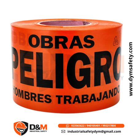 Cinta de Peligro Obras Rojo x 200 Metros