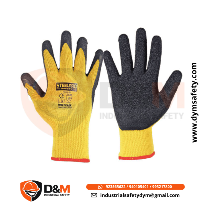 Guante Multiflex Látex Amarillo Steelpro