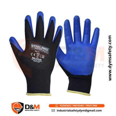 Guante Multiflex Nitrilo Foam Blue Steelpro