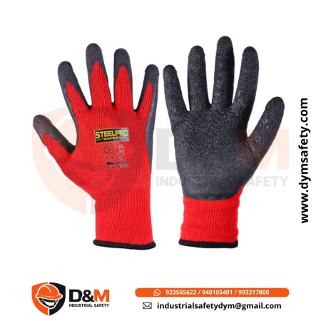 Guante Multiflex Látex Rojo Steelpro