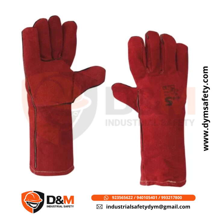 Guantes Soldador Carnaza Red Dragon 14 pulgadas con Kevlar Spro