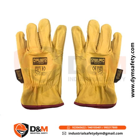 Guantes de Badana Amarillo Steelpro