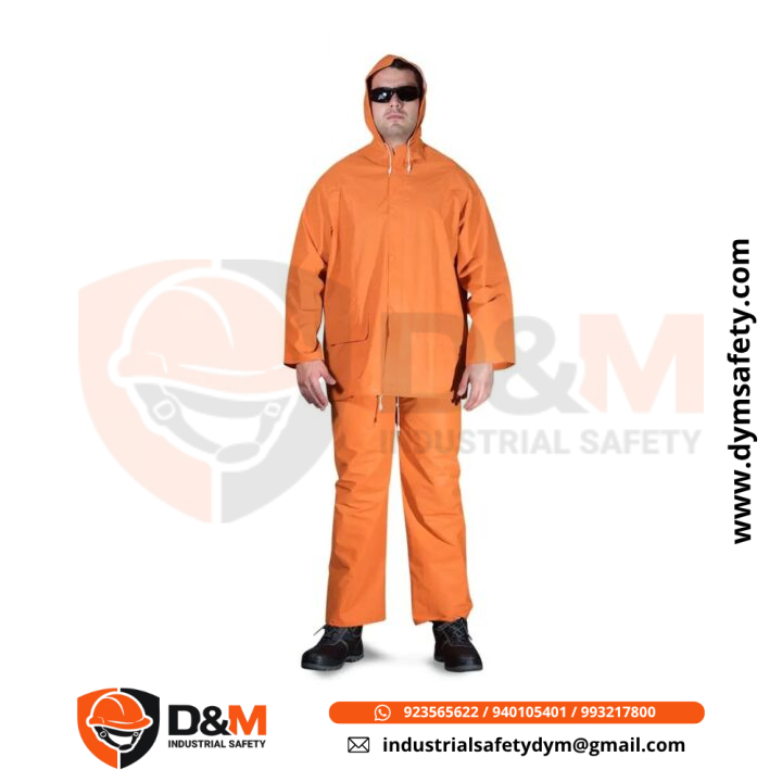 Set Casaca Pantalon de PVC Naranja Clute