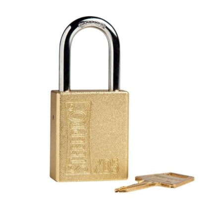 Candado de Seguridad X-05 Lock Out Dorado Steelpro
